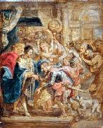 Peter Paul Rubens The Reconciliation of King Henry III and Henry of Navarre oil painting on canvas
